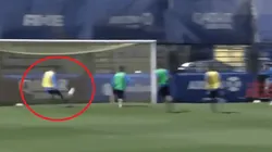 Hay hambre en Boca: el insólito gol que se comió un juvenil en el entrenamiento