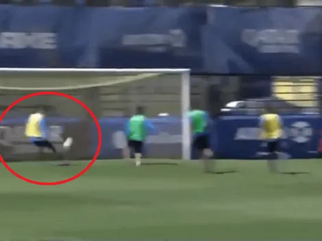 Hay hambre en Boca: el insólito gol que se comió un juvenil en el entrenamiento