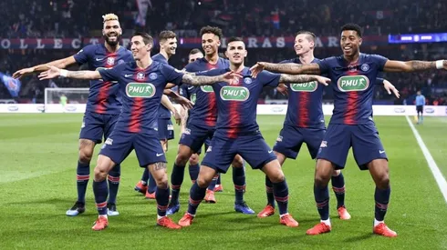 Gran festejo de Paris Saint-Germain.