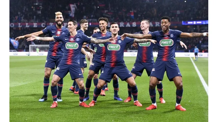 Gran festejo de Paris Saint-Germain.