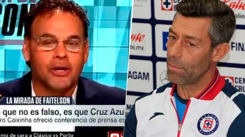 Faitelson le respondió a Caixinha sus acusaciones a la prensa: "Póngase a trabajar"