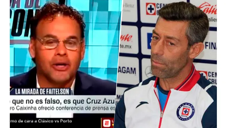 Faitelson le respondió a Caixinha sus acusaciones a la prensa: "Póngase a trabajar"
