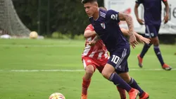 Jorge Carrascal en la Reserva de River.