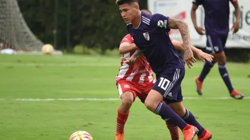 Jorge Carrascal en la Reserva de River.