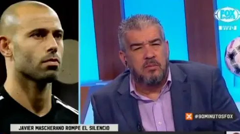 Foto de Javier Mascherano en la entrevista.