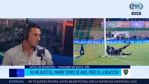 Nicolás Burdisso fue muy autocrítico.