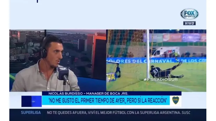 Nicolás Burdisso fue muy autocrítico.