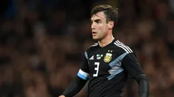 Nicolás Tagliafico en la Selección Argentina.