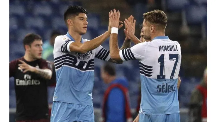 Lazio vs Milan por la Copa Italia.