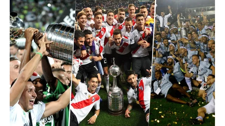Los campeones de las últimas Copa Libertadores