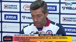 La extraña estadística que mostró Caixinha en plena conferencia de Cruz Azul