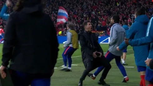 Llegaron las consecuencias para Simeone luego de su obsceno gesto frente a la Juventus