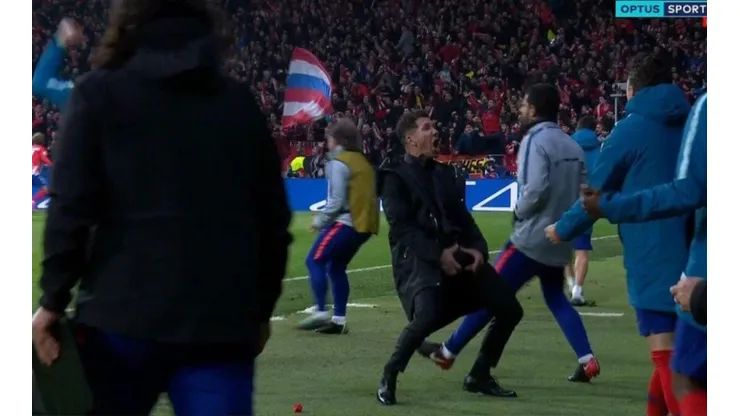 Llegaron las consecuencias para Simeone luego de su obsceno gesto frente a la Juventus