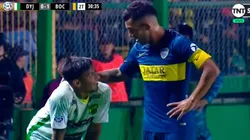 Tévez felicitó a Blanco.