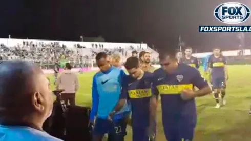 Zárate respondió el escupitajo.