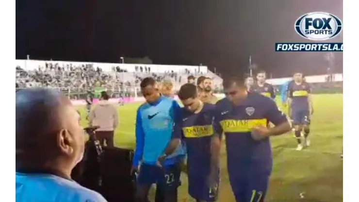 Zárate respondió el escupitajo.