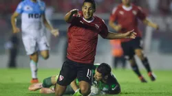 Enorme tapada de Arias al paraguayo Domínguez.