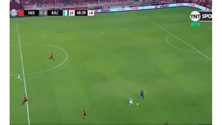 Gol de Zaracho tras gran jugada de Lisandro.