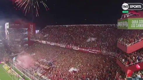 Gran recibimiento para Independiente.