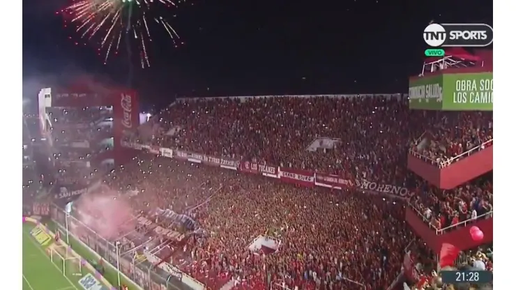 Gran recibimiento para Independiente.