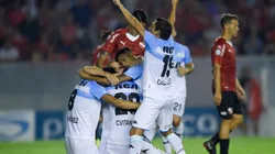 Racing festeja una victoria que puede ser determinante.