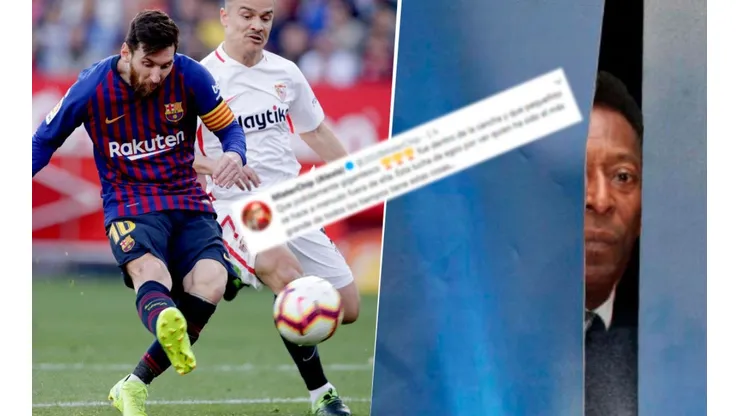 El trolleo de MisterChip a Pelé después del golazo de Messi de derecha