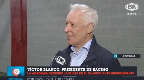 Blanco habló en la previa del encuentro.