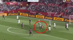 Messi había fallado en el gol del Sevilla pero lo solucionó con un golazo de volea