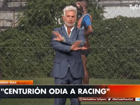 Diego Díaz le pegó como nadie a Centurión: "Odia a Racing"