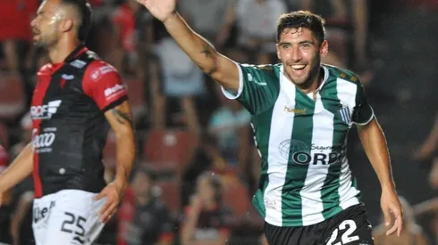 Juan Álvarez festeja el gol del triunfo.