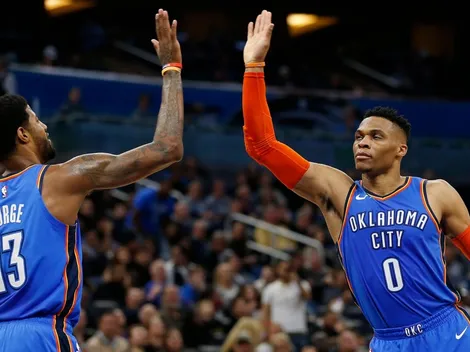 Resultados NBA Hoy: 45 de Paul George y 43 de Russell Westbrook en el triunfo del Thunder