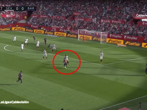La perdió Messi, salió la contra y gol de Sevilla
