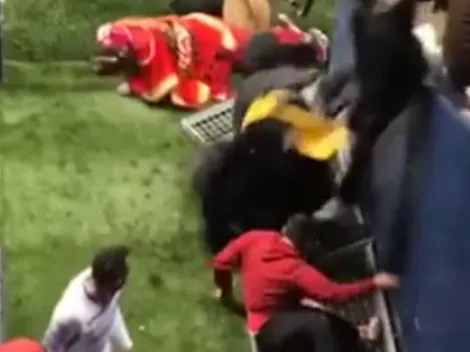 Lo que nadie te mostró: se derrumbó una valla y la afición de Toluca la pasó mal