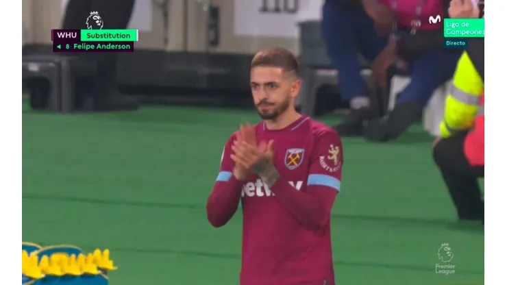 Para aplaudir: Lanzini volvió a jugar después de 259 días