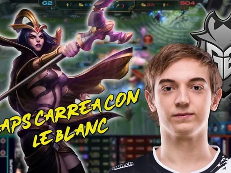 Esto pasa cuando a Caps le dejan Le Blanc en la LEC de League of Legends: G2 vs Schalke