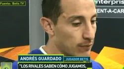 No le gustó nada cómo jugó Betis: el palo de Guardado a su entrenador
