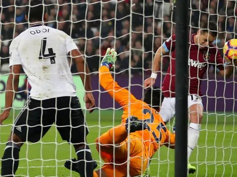 Nunca mejor dicho: de la mano de Chicharito, West Ham venció al Fulham