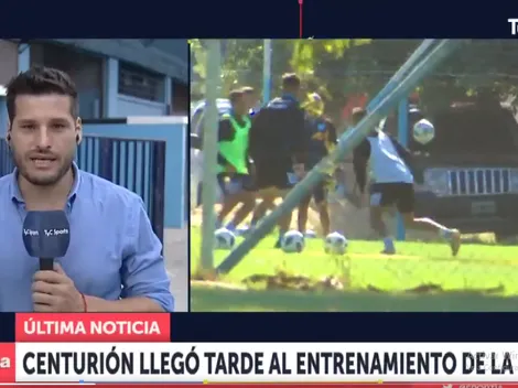 No aprende más: Centurión llegó tarde al entrenamiento de la reserva