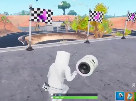 Registra cofres o cajas de munición en una pista de carreras o en una discoteca en Fortnite - Desafío Horas Extra