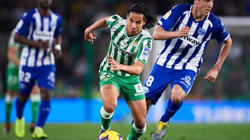 Foto de Diego Lainez en Betis.