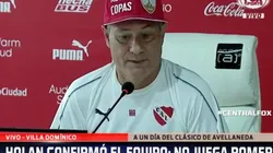 Holan confirmó los 11 sin Romero.