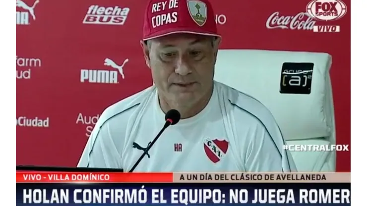 Holan confirmó los 11 sin Romero.