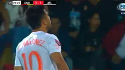 Al Pity lo cambiaron en el 75'.