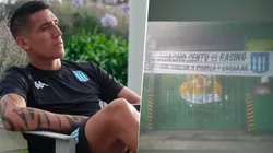 Centurión y unas pancartas algo sospechosas.