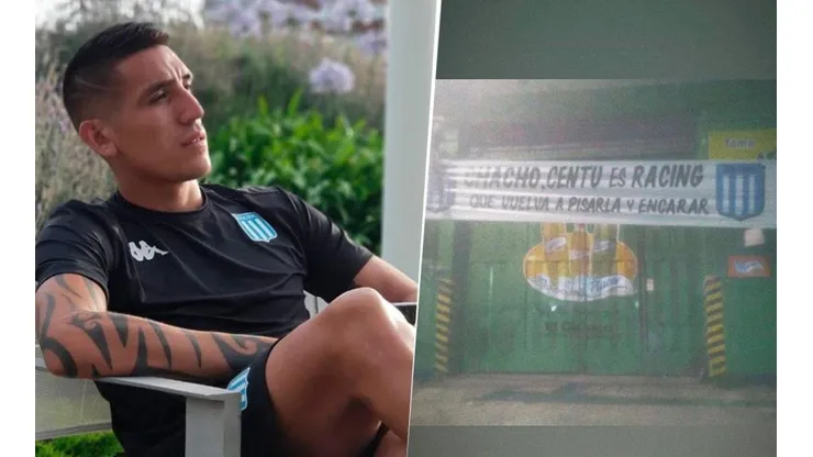 Centurión y unas pancartas algo sospechosas.