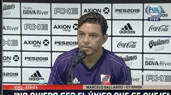 Foto de Marcelo Gallardo, entrenador de River.