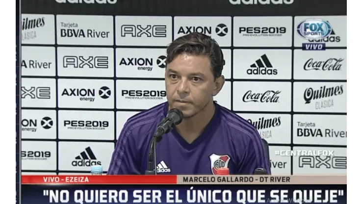 Foto de Marcelo Gallardo, entrenador de River.