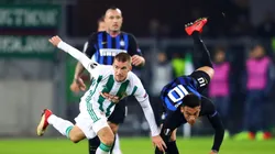 Inter vs Rapid Wien por la Europa League.