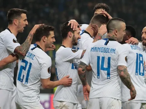 Inter goleó al Rapid y pisó fuerte en la Europa League