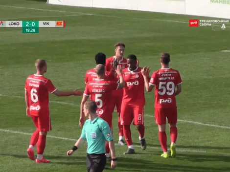 Farfán aportó un tanto en la goleada del Lokomotiv por partido amistoso